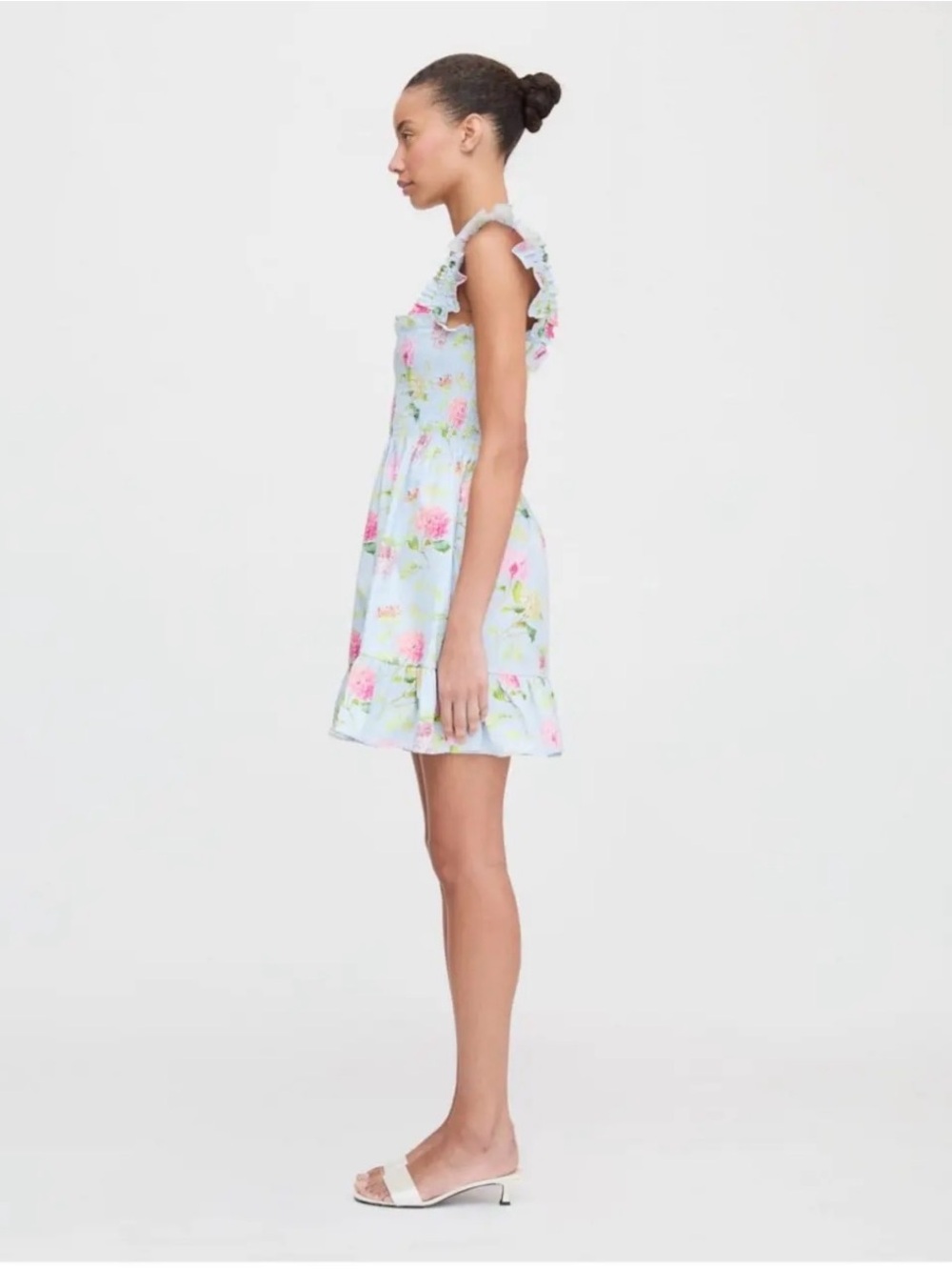 Hill House Elizabeth Mini Nap Dress in Hydrangea Chintz - XS - Picture 3 of 6